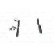 Jeu de 4 plaquettes de frein avant BOSCH 0 986 460 998 - Visuel 2