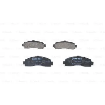 Jeu de 4 plaquettes de frein avant BOSCH 0 986 461 122