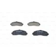 Jeu de 4 plaquettes de frein avant BOSCH 0 986 461 122 - Visuel 3