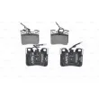 Jeu de 4 plaquettes de frein avant BOSCH 0 986 461 130 - Visuel 1