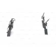 Jeu de 4 plaquettes de frein avant BOSCH 0 986 461 130 - Visuel 2