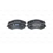 Jeu de 4 plaquettes de frein avant BOSCH 0 986 461 139 - Visuel 1