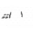 Jeu de 4 plaquettes de frein avant BOSCH 0 986 461 141 - Visuel 2