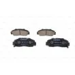 Jeu de 4 plaquettes de frein avant BOSCH 0 986 461 142 - Visuel 1