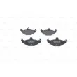 Jeu de 4 plaquettes de frein arrière BOSCH 0 986 461 148 - Visuel 1