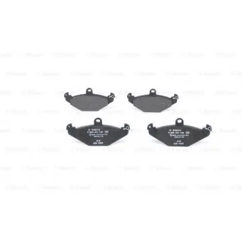 Jeu de 4 plaquettes de frein arrière BOSCH 0 986 461 148
