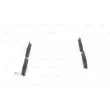 Jeu de 4 plaquettes de frein avant BOSCH 0 986 461 750 - Visuel 2