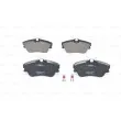 Jeu de 4 plaquettes de frein avant BOSCH 0 986 461 753 - Visuel 1