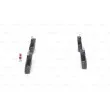 Jeu de 4 plaquettes de frein avant BOSCH 0 986 461 753 - Visuel 2