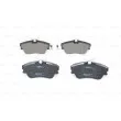 Jeu de 4 plaquettes de frein avant BOSCH 0 986 461 753 - Visuel 3