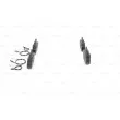 Jeu de 4 plaquettes de frein avant BOSCH 0 986 461 763 - Visuel 2