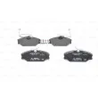 Jeu de 4 plaquettes de frein avant BOSCH 0 986 461 765 - Visuel 3