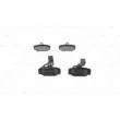 Jeu de 4 plaquettes de frein arrière BOSCH 0 986 461 767 - Visuel 3