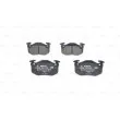 Jeu de 4 plaquettes de frein avant BOSCH 0 986 466 346 - Visuel 1