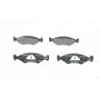 Jeu de 4 plaquettes de frein avant BOSCH 0 986 466 402 - Visuel 1