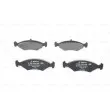 Jeu de 4 plaquettes de frein avant BOSCH 0 986 466 402 - Visuel 3
