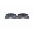 Jeu de 4 plaquettes de frein avant BOSCH 0 986 466 601 - Visuel 1