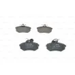 Jeu de 4 plaquettes de frein avant BOSCH 0 986 466 693 - Visuel 1