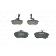 Jeu de 4 plaquettes de frein avant BOSCH 0 986 466 693 - Visuel 3
