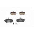 Jeu de 4 plaquettes de frein avant BOSCH 0 986 466 700 - Visuel 1