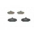 Jeu de 4 plaquettes de frein avant BOSCH 0 986 467 400 - Visuel 1