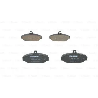 Jeu de 4 plaquettes de frein avant BOSCH 0 986 467 400