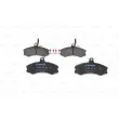 Jeu de 4 plaquettes de frein avant BOSCH 0 986 467 411 - Visuel 3