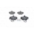 Jeu de 4 plaquettes de frein avant BOSCH 0 986 467 720 - Visuel 1