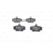 Jeu de 4 plaquettes de frein avant BOSCH 0 986 467 720 - Visuel 3