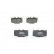 Jeu de 4 plaquettes de frein avant BOSCH 0 986 468 520 - Visuel 1