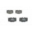 Jeu de 4 plaquettes de frein avant BOSCH 0 986 468 520 - Visuel 3