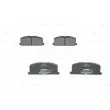 Jeu de 4 plaquettes de frein avant BOSCH 0 986 468 701 - Visuel 3