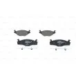 Jeu de 4 plaquettes de frein avant BOSCH 0 986 468 871 - Visuel 1