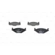 Jeu de 4 plaquettes de frein avant BOSCH 0 986 468 871 - Visuel 3