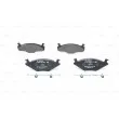 Jeu de 4 plaquettes de frein avant BOSCH 0 986 468 873 - Visuel 1