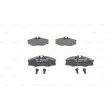 Jeu de 4 plaquettes de frein avant BOSCH 0 986 469 790 - Visuel 1