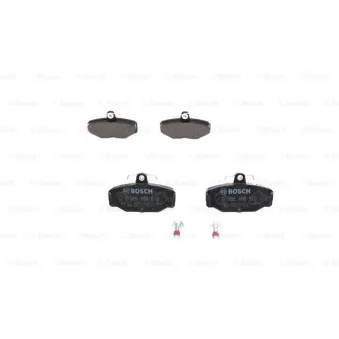 Jeu de 4 plaquettes de frein arrière BOSCH 0 986 469 810
