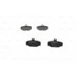 Jeu de 4 plaquettes de frein arrière BOSCH 0 986 469 810 - Visuel 3