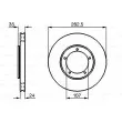 Jeu de 2 disques de frein avant BOSCH 0 986 478 309 - Visuel 3