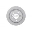 Jeu de 2 disques de frein arrière BOSCH 0 986 478 425 - Visuel 1