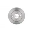 Jeu de 2 disques de frein avant BOSCH 0 986 478 856 - Visuel 1
