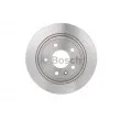 Jeu de 2 disques de frein arrière BOSCH 0 986 479 646 - Visuel 1