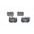 Jeu de 4 plaquettes de frein avant BOSCH 0 986 490 800 - Visuel 1