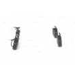 Jeu de 4 plaquettes de frein avant BOSCH 0 986 490 800 - Visuel 2