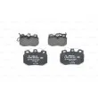 Jeu de 4 plaquettes de frein avant BOSCH 0 986 490 800 - Visuel 3