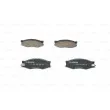 Jeu de 4 plaquettes de frein avant BOSCH 0 986 490 990 - Visuel 1