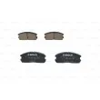 Jeu de 4 plaquettes de frein avant BOSCH 0 986 491 260 - Visuel 3
