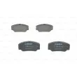 Jeu de 4 plaquettes de frein avant BOSCH 0 986 491 410 - Visuel 1