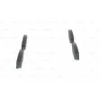 Jeu de 4 plaquettes de frein avant BOSCH 0 986 491 410 - Visuel 2