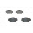 Jeu de 4 plaquettes de frein avant BOSCH 0 986 491 410 - Visuel 3